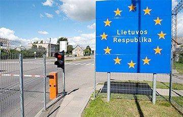 При пересечении литовской границы велосипедисты будут стоят в общей очереди с авто