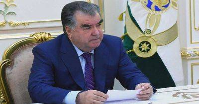 Президент Республики Таджикистан Эмомали Рахмон подписал ряд законов