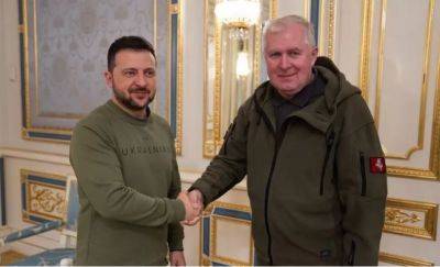 Министр обороны Литвы встретился с президентом Украины Зеленским