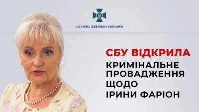 Ирина Фарион - На Ирину Фарион открыли уголовное производство - odessa-life.od.ua - Украина - Крым