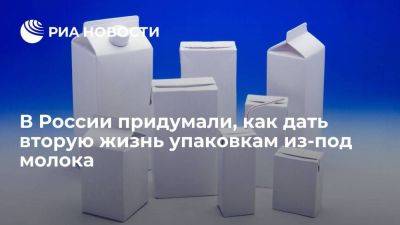 В России придумали, как дать вторую жизнь упаковкам из-под молока