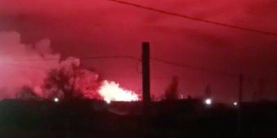 В Волгоградской области РФ горела воинская часть — видео