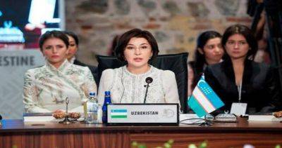 На саммите в Стамбуле первая леди Узбекистана призвала прекратить огонь в секторе Газа