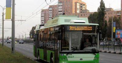 Троллейбусы в Харькове изменят маршрут из-за аварии на сети