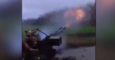"Горит и пылает": Воздушные силы Украины показали уничтожение БПЛА Shahed (видео)