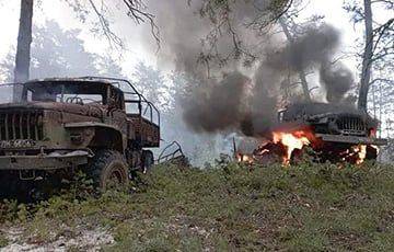Украинский спецназ уничтожил российский «Урал» с иранскими снарядами для «Градов»