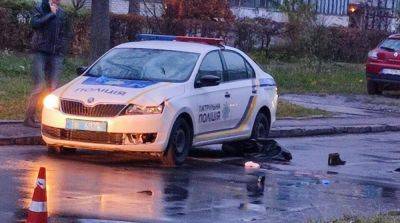 Во Львове автомобиль патрульной полиции сбил пешехода
