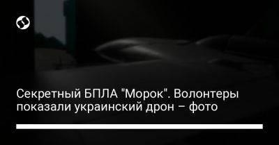 Сергей Стерненко - Игорь Лаченков - Секретный БПЛА "Морок". Волонтеры показали украинский дрон – фото - liga.net - Украина