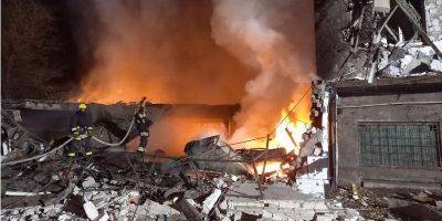 Ночная атака: в Запорожье Шахеды попали по территории объекта инфраструктуры