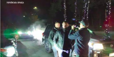 Во время съемок в Козине напали на журналиста УП Михаила Ткача — видео