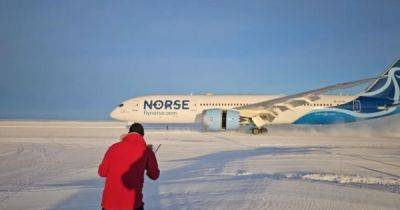Историческое событие: В Антарктиде впервые приземлился пассажирский Boeing 787
