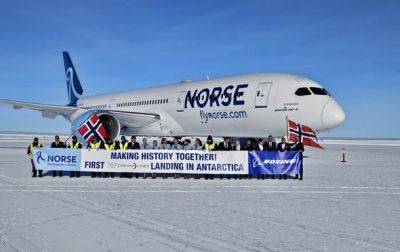 В Антарктиде впервые приземлился пассажирский самолет