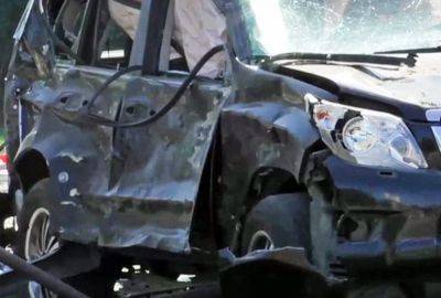 В Кременной взорвали автомобиль с "высокопоставленными чиновниками ЛНР"