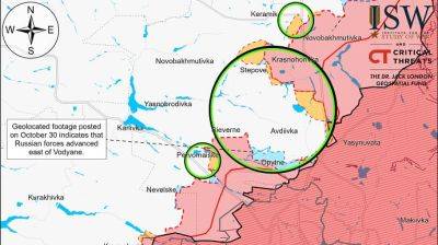 Российские войска бьют по Авдеевке артиллерией и готовятся к новой волне атак – ISW