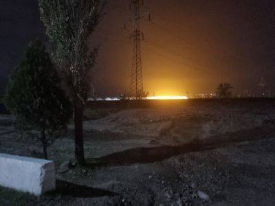 Жители приняли свет от люминесцентных ламп за огромный пожар в Ташкентской области