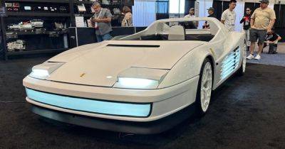Культовый спорткар Ferrari 80-х превратили в футуристический электромобиль (фото)