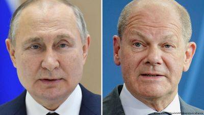 Путин - Шольц - DW: Шольц намерен поговорить с Путиным - obzor.lt - Россия - Украина - Германия