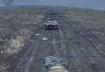 ЗСУ знищили колону окупантів на Донеччині