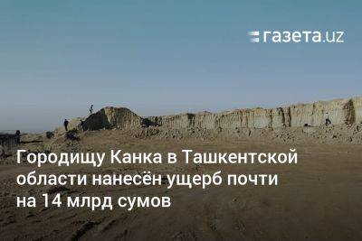 Городищу Канка в Ташкентской области нанесён ущерб почти на 14 млрд сумов