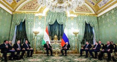 Путин поблагодарил Рахмона за развитие русского языка в Таджикистане