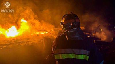 Взрывы на Хмельнитчине: обломки сбитого «шахеда» вызвали пожар