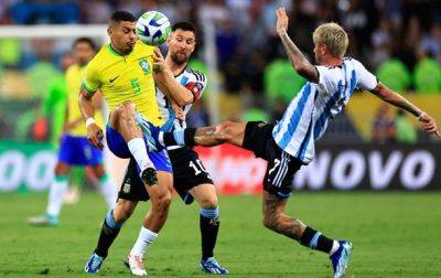 Лионель Месси - Николас Отаменди - Бразилия проиграла Аргентине в отборе на ЧМ-2026 - korrespondent.net - Украина - Бразилия - Аргентина - Бразилія