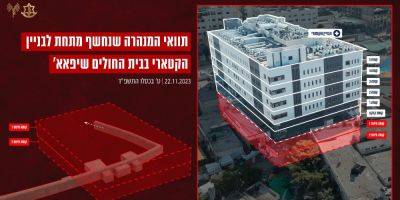 ЦАХАЛ показал новые туннели ХАМАС под больницей Аль-Шифа в Газе