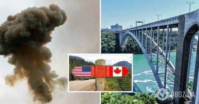 Взрыв на КПП между США и Канадой – теракт на границе США и Канады – мост через Ниагарский водопад перекрыт – фото и видео
