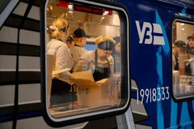 Укрзализныця запустила первый в мире поезд-кухню (фото)