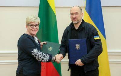 Премьеры Украины и Литвы подписали несколько документов о сотрудничестве