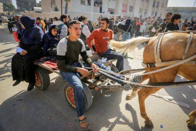 ХАМАС выталкивает эвакуированных палестинцев обратно на север
