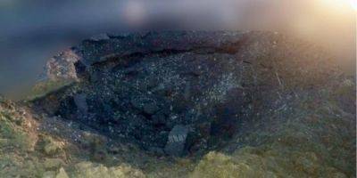 На месте падения шахеда в Киевской області образовалась воронка диаметром пять метров — фото
