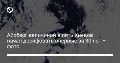 Айсберг величиной в пять Киевов начал дрейфовать впервые за 30 лет – фото