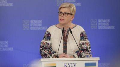 Ингрида Шимоните - Литва выделит 2 млн евро в поддержку инициативы «Зерно из Украины» – премьер-министр - ru.slovoidilo.ua - Украина - Литва