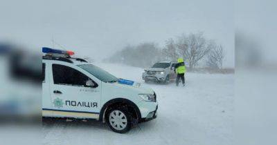 Армагеддон на Одесщине: опрокинулся грузовик с зерном, автобус с пассажирами съехал в кювет, «скорая» застрял в снегу