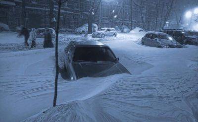 Снежный апокалипсис под Одессой: из-за мощных снегопадов приходится перекрывать трассы. Видео