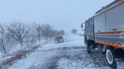 Из-за метелицы Молдова закрыла два пункта пропуска на границе с Украиной