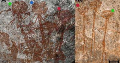 Пришельцы на стенах. В каменном укрытии в Танзании нашли жуткие фигуры с огромными головами (фото)