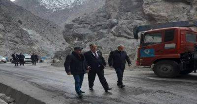 Руководитель Согда ознакомился с восстановительными работами автодороги «Душанбе-Чанок»