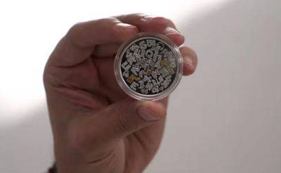 НБУ ввел в обращение памятную монету «Украинский язык» из нейзильбера (фото) - minfin.com.ua - Украина - Культура