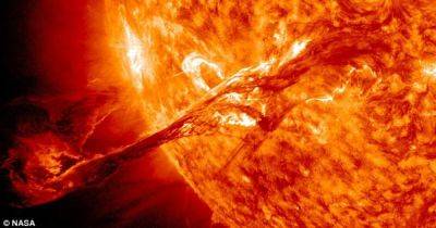 Возможны сильные геомагнитные бури: на Солнце произошла мощная вспышка почти класса Х
