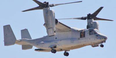 Американский конвертоплан Osprey разбился у берегов Японии, один военный погиб