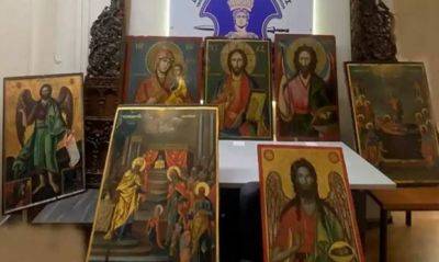 В греческом монастыре Аттики обнаружены украденные иконы