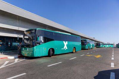 Впервые в Израиле: в эту субботу общественный транспорт работает для всех