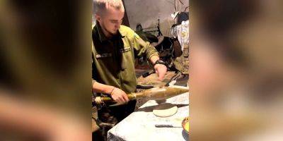 Бойцы ВСУ готовят вареники с помощью выстрела к РПГ — видео