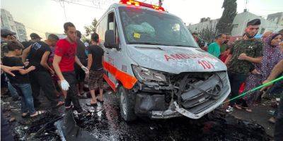 ЦАХАЛ нанес удар по скорой помощи, которую использовал ХАМАС, перед входом в больницу