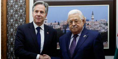 Блинкен впервые после нападения ХАМАС на Израиль приехал в Палестину, он провел встречу с Аббасом