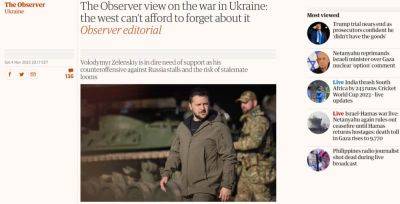 Редакция одной из давнейших газет Британии: Запад не может позволить себе "забыть" об Украине