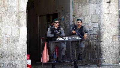 Подросток напал на пограничников в Иерусалиме