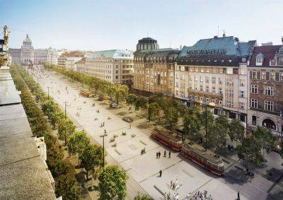 Прага выбрала компанию, которая проложит трамвайные пути по Вацлаваку